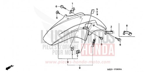 AILE AVANT CB1300SA5 de 2005